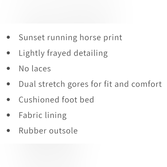 RARE Montana West Western Slip On Tennis Shoes Horses & Cowgirl Size 8 - Picture 7 of 7